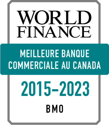 Meilleure Banque Commerciale au Canada 2015-2023 BMO